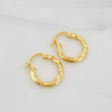 Candongas Megan 1.1 g / 1/2 in Oro Amarillo 18K