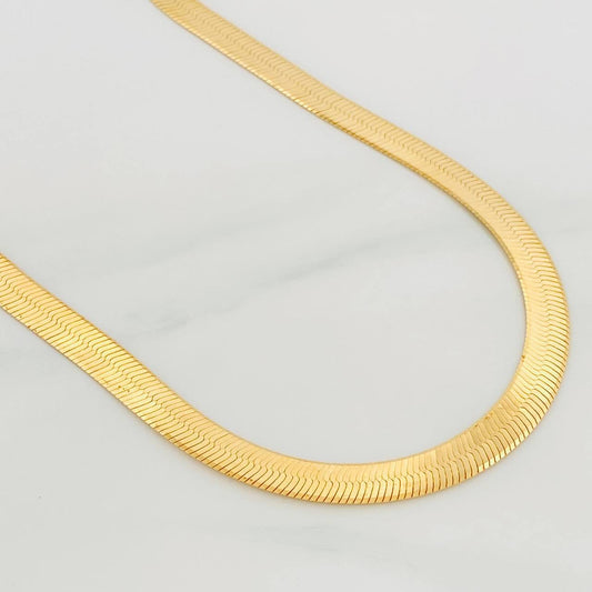 Herringbone Chain 20.65 g / 19 3/4 in / 5.8 mm 18K Yellow Gold
