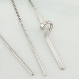 Topos Arete Veneciano Colgante 3.15 g / in / 0.9 mm Oro Blanco 18K