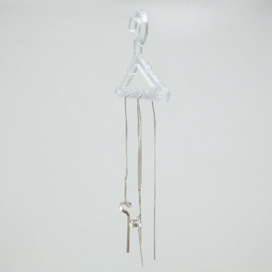 Topos Arete Veneciano Colgante 3.15 g / in / 0.9 mm Oro Blanco 18K