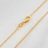 Cadena Militar 2.25 g / 19 3/4 in / 0.9 mm Oro Amarillo 18K