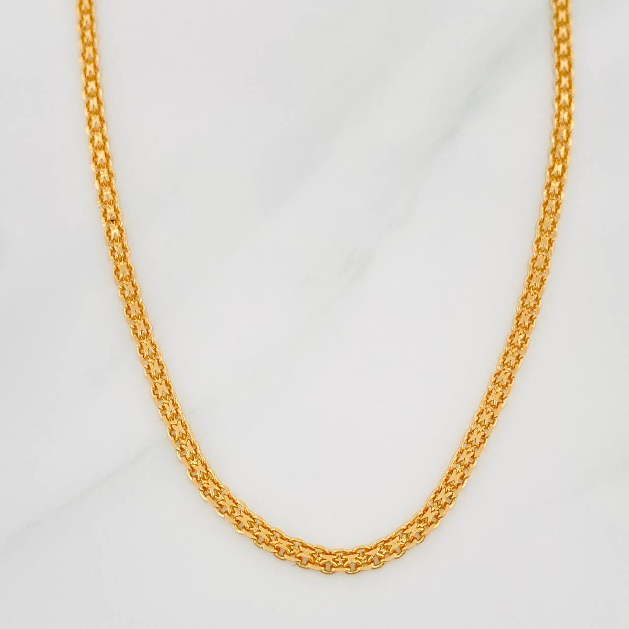 Cadena China 7.05 g / 22 in / 2 mm Oro Amarillo 18K