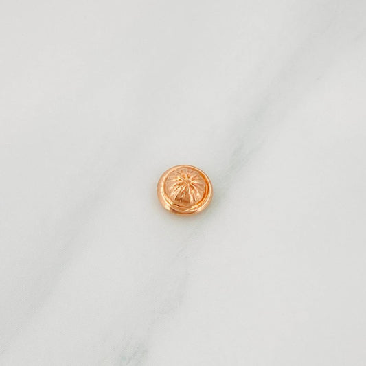 Rosca De Seguridad 0.15 g Oro Rosa 18K