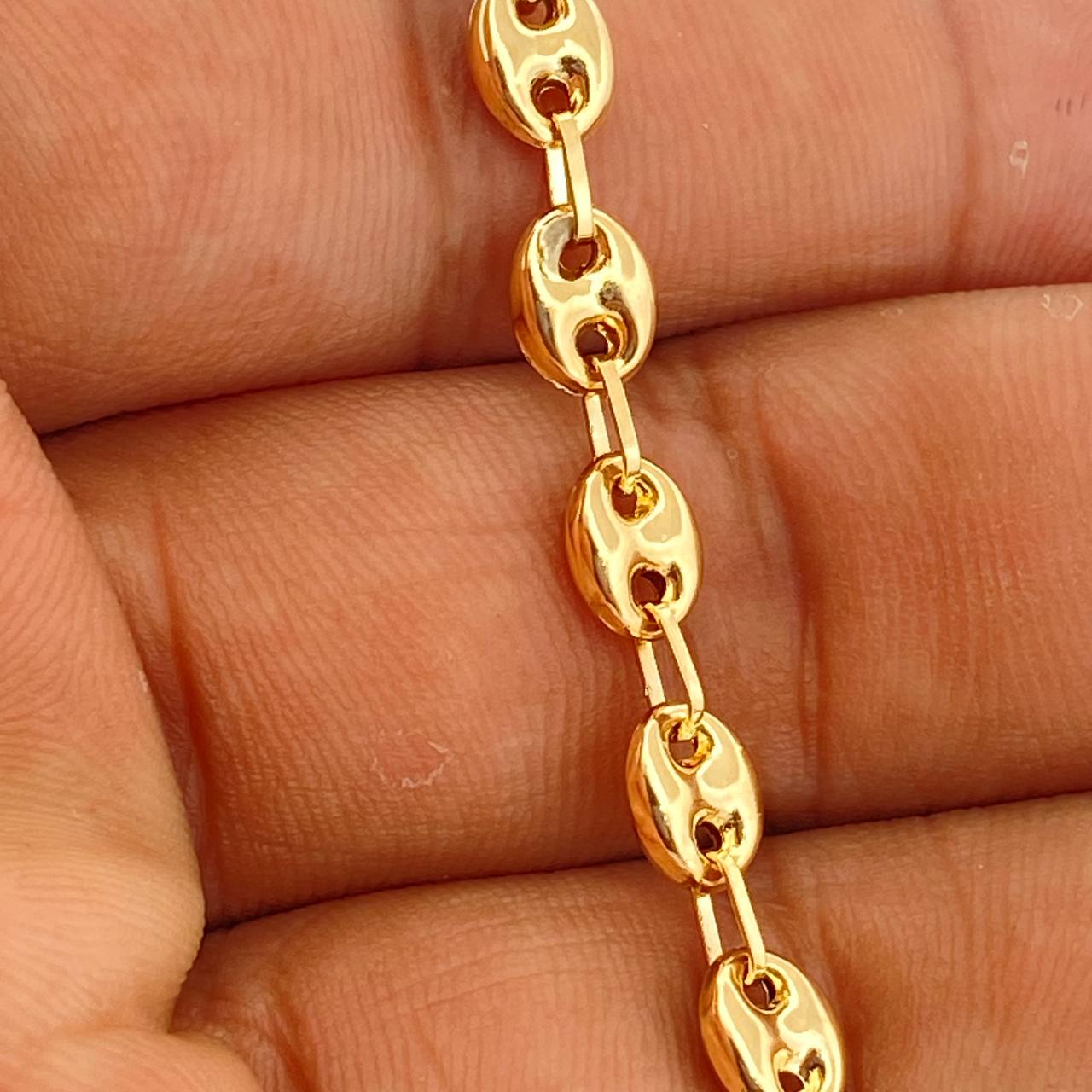 Gc Bracelet 4.1gr / 8 in / 6mm Yellow Gold 18K &