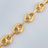 Gc Bracelet 5.65gr / 7 1/4 in / 7.95mm Yellow Gold 18K &