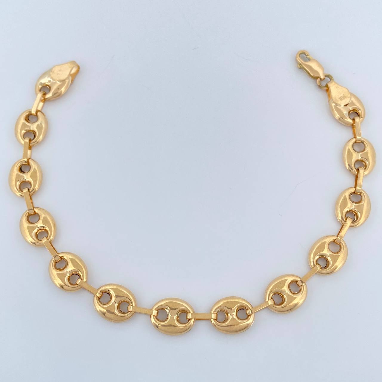 Gc Bracelet 5.65gr / 7 1/4 in / 7.95mm Yellow Gold 18K &