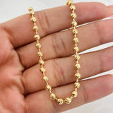 Cadena Militar Diamantado 24.55g / 24 in / 4mm Oro Amarillo 18K