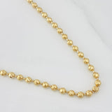 Cadena Militar Diamantado 24.55g / 24 in / 4mm Oro Amarillo 18K