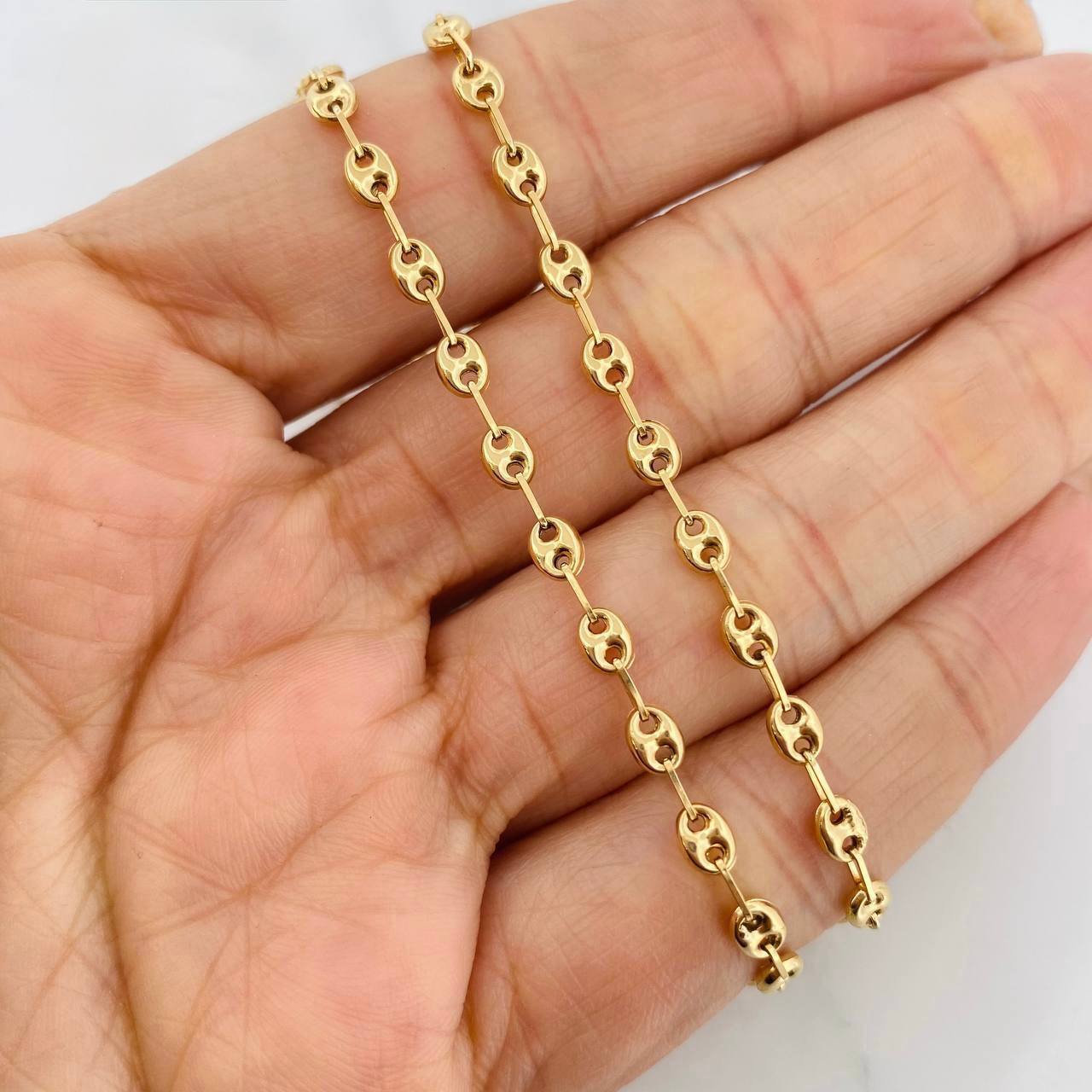 Cadena GC 6.5g / 24 in / 3.56mm Oro Amarillo 18K