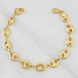 Bracelet GC 7.6g / 8 1/4 in / 9.62mm Yellow Gold 18K