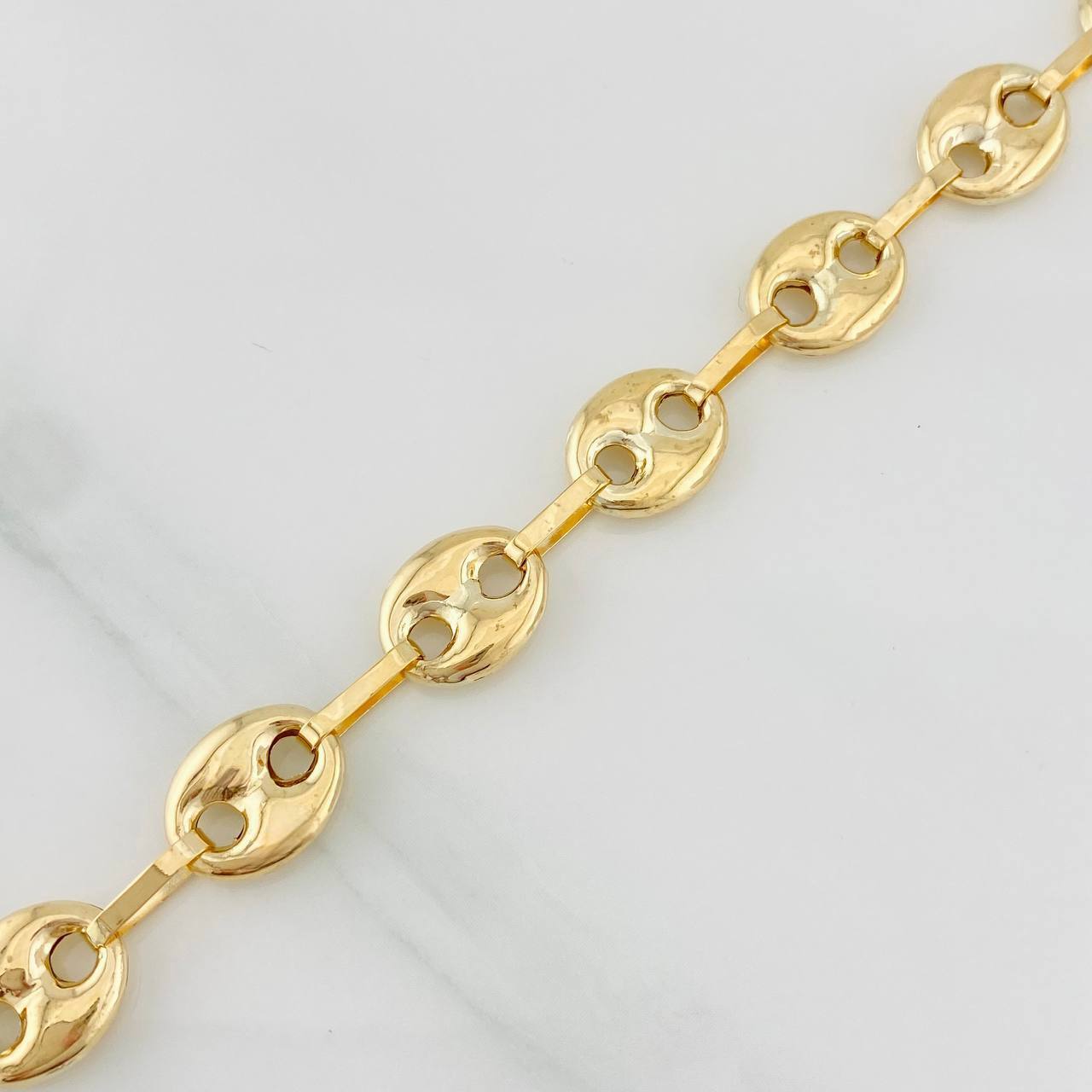 Bracelet GC 7.6g / 8 1/4 in / 9.62mm Yellow Gold 18K