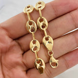 Bracelet GC 7.6g / 8 1/4 in / 9.62mm Yellow Gold 18K
