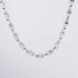 Cadena Rustica Corona 15.85g / 26 in / 5mm Oro Blanco 18K