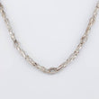 Cadena Rustica Espiral Intercalada 50g / 26 in / 4.9mm Oro Blanco 18K