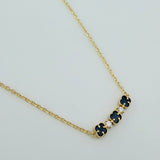 Cadena Trebol Aro Seguido 4gr / 17 3/4 in / 0.5mm Oro Amarillo 18K %