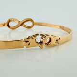 Pulso Infinito 12.95gr / 7 1/2 in / 4.3mm Oro Amarillo Nac.Esp. 18K $