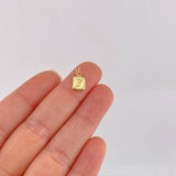 Dije Letra F 0.3g / 1/2 in Oro Amarillo 18K