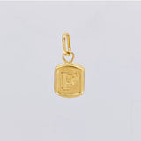 Dije Letra F 0.3g / 1/2 in Oro Amarillo 18K