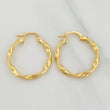 Candongas Asby 1.5 g / 1 in Oro Amarillo 18K