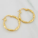 Candongas Asby 1.5 g / 1 in Oro Amarillo 18K
