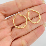 Candongas Asby 1.5 g / 1 in Oro Amarillo 18K
