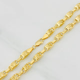 Cadena Rustica Tornillo 17.95g / 24 in / 5.2mm Oro Amarillo 18K