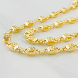 Cadena Rustica Tornillo 17.95g / 24 in / 5.2mm Oro Amarillo 18K