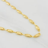 Cadena Rustica Corona 11g / 24 in / 4.55mm Oro Amarillo 18K