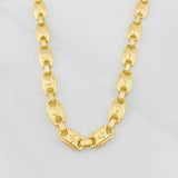 Rustic Crown Chain 17.05g / 24 in / 5.8mm 18K Yellow Gold