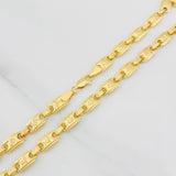 Rustic Crown Chain 17.05g / 24 in / 5.8mm 18K Yellow Gold