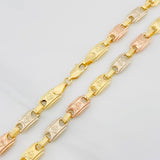 Cadena Rustica Corona 16.1g / 24 in / 5.8mm Tres Oros 18K