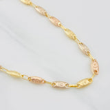 Cadena Rustica Corona 10.4g / 24 in / 4.5mm Tres Oros 18K