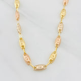 Cadena Rustica Corona 10.4g / 24 in / 4.5mm Tres Oros 18K