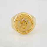 Anillo Corona 3.25g / T8 1/2 Oro Amarillo 18K