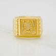 Anillo Herradura 2.4g / T9 Oro Amarillo 18K