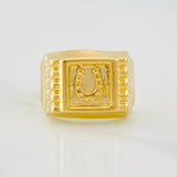 Anillo Herradura 2.4g / T9 Oro Amarillo 18K