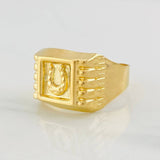 Anillo Herradura 2.4g / T9 Oro Amarillo 18K