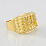 Anillo Herradura 2.4g / T9 Oro Amarillo 18K