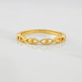Anillo Infinitos 1.5g / T6 1/2 Oro Amarillo 18K