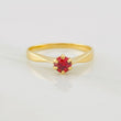 Solitaire Ring 1.65g / T4 1/2 Yellow Gold 18K