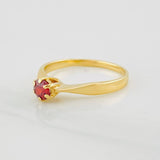 Solitaire Ring 1.65g / T4 1/2 Yellow Gold 18K
