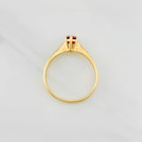 Solitaire Ring 1.65g / T4 1/2 Yellow Gold 18K