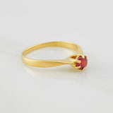 Solitaire Ring 1.65g / T4 1/2 Yellow Gold 18K