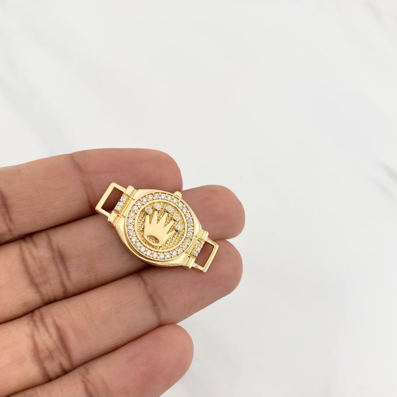 Herraje Corona 3.95g / 1 in Oro Amarillo 18K