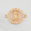 Herraje Virgen Guadalupe 2.15g / 1 in Oro Rosa 18K
