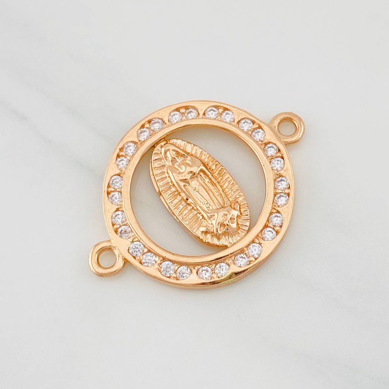Herraje Virgen Guadalupe 2.15g / 1 in Oro Rosa 18K
