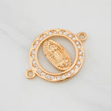 Herraje Virgen Guadalupe 2.15g / 1 in Oro Rosa 18K