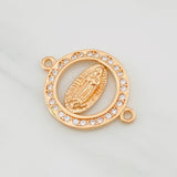 Herraje Virgen Guadalupe 2.15g / 1 in Oro Rosa 18K