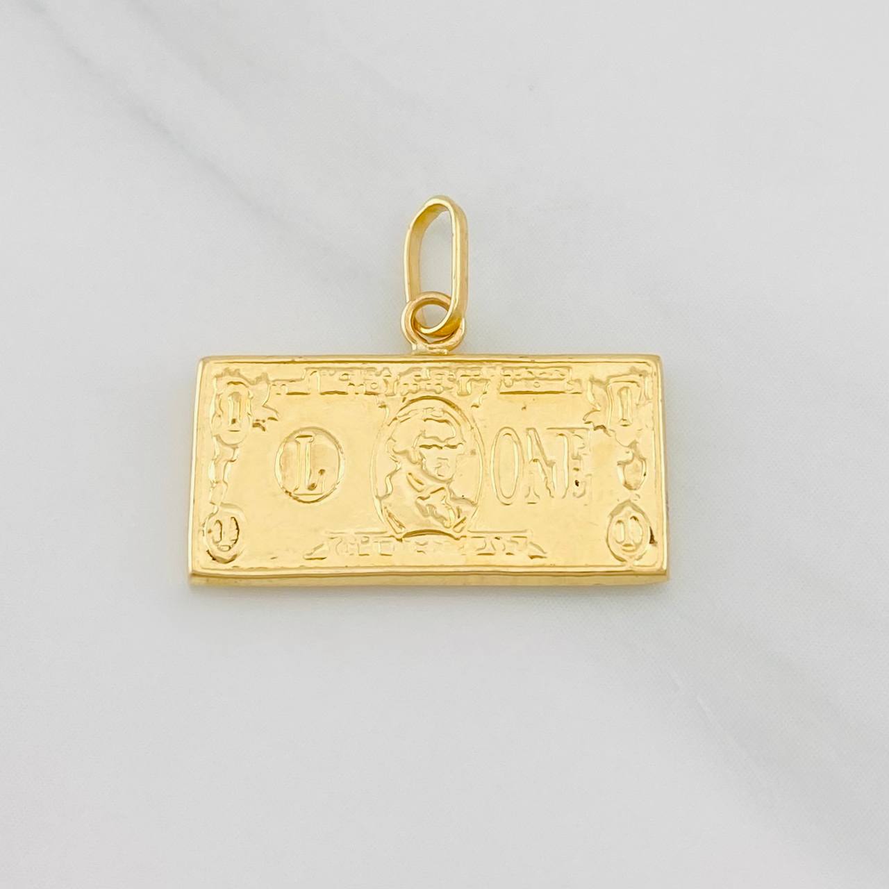 Dije One Dolar 0.95g / 3/4 in Oro Amarillo 18K