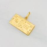 Dije One Dolar 0.95g / 3/4 in Oro Amarillo 18K